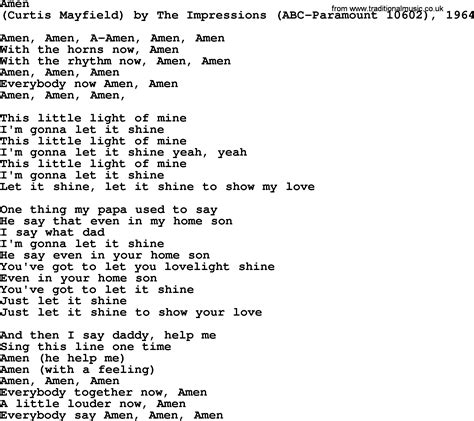amen songs.